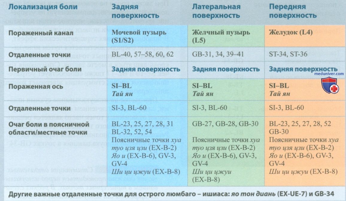 Пятишаговая концепция лечения локомоторных и головных болей в акупунктуре